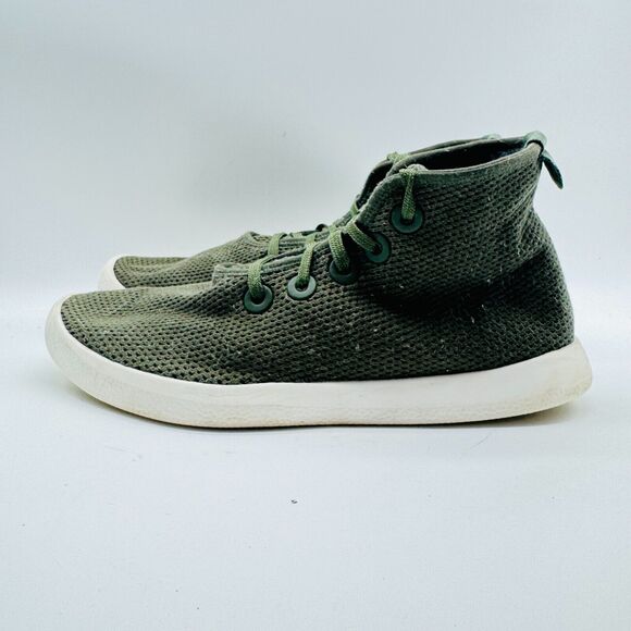 Allbirds Shoes Womens 10 Green Tree Toppers High Top Sneakers Comfort Casual - Picture 2 of 11